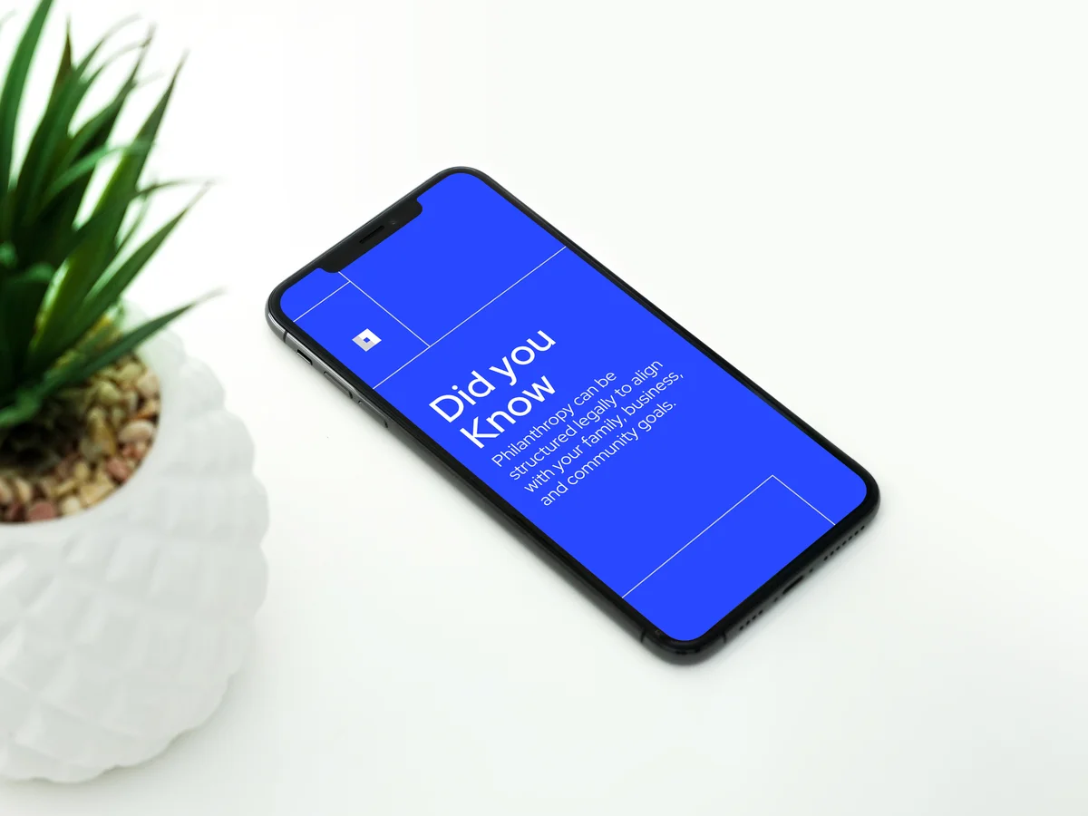 Creativo iPhone azul