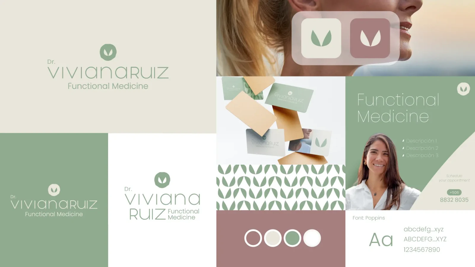 Dra. Viviana Ruiz - Sistema de identidad visual