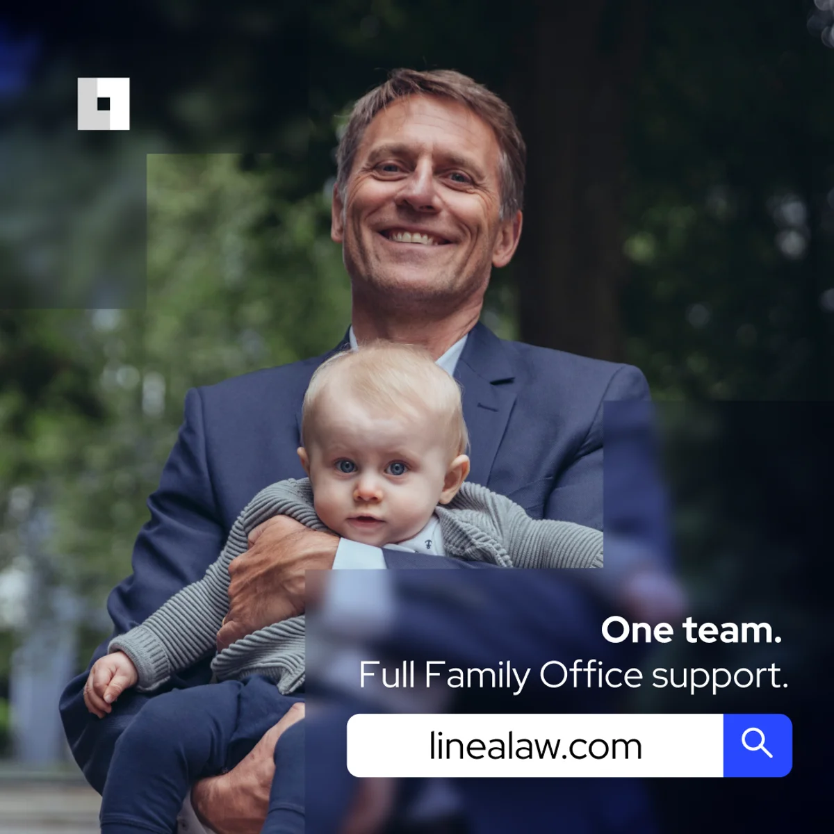 Creativo: senior y bebé